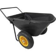 Polar® Cub Cart Kruiwagen PO8449 - Sterke Polyethyleen 191L/181 kg bel...