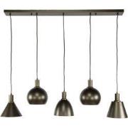 Hanglamp Bruin Metaal - 5-Lichts - 20x118x150cm - Metallo Mix