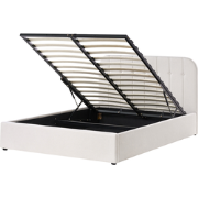 CHALLANS - Bed met opbergruimte - Off-white - 140 x 200 cm - Stof