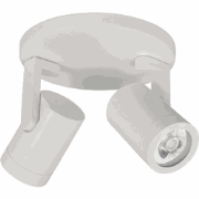 Highlight - Halo Spot - Plafondlamp - GU10 - 17 x 17  x 11,5cm - Wit