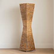Vloerlamp van natuurlijke vezels - Duurzaam & Natuurlijk Design