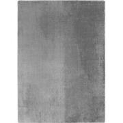 JOY Effen Soft Vloerkleed – 100% Polyester – Anti-Slip - Zilver- 80x15...