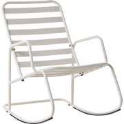 TURI - Schommelstoel - Off-white - Aluminium