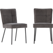 Fabric chair set H84 cm - ELINA
