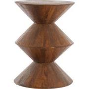 Light & Living - Bijzettafel LARUS - Ø45x60cm - Bruin