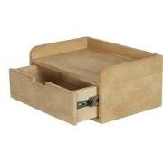 Nachtkastje Zwevend - Naturel Hout - 45x30x20cm - Boris