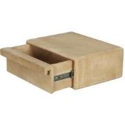 Nachtkastje Zwevend - Naturel Hout - 40x30x15cm - Benthe