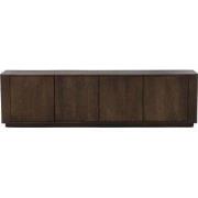 Tv-meubel Donkerbruin Hout - 200x40x55cm - Finn