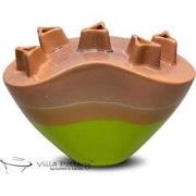 Villa Pottery  Chimney Oranje Groen  - H26