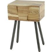 Nachtkastje Demn Massief Acacia Naturel - Giga Meubel