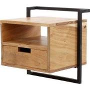 Nachtkastje Acaciahout Naturel - 1 Lade - Kast Air Solid