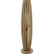 Vloerlamp Naturel Mangohout - 2-Lichts - 105x22x22cm