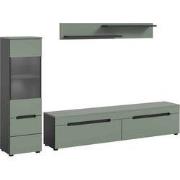 Wooncombinatie met Verlichting Smoke Green Imitatie