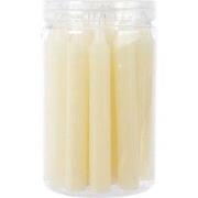 Dinerkaars wax d1h10 cm ivoor 22st