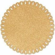 Placemat Xmas tree goud