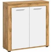Jam highboard wit melamine Wotan eiken NB