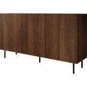 Meubella - Tahiti - Dressoir - Donker eiken - 144 cm