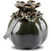 Villa Pottery  Groene Bloemenvaas Patricia - 14x14x15