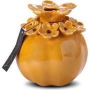 Villa Pottery  Geel Bloemenvaas Patricia - 19x19x20