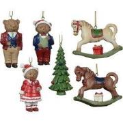 Figuur polyresin l4b3h7,5 cm bruin a6