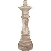 Clayre & Eef Decoratie Ornament Ø 13x40 cm Beige Keramiek