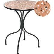 ADRANO - Bistrotafel - Zwart - IJzer