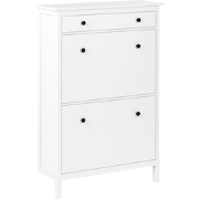 GIBSON - Schoenenkast 2 vakken - Wit  - MDF