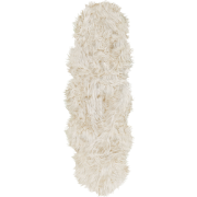 MAMUNGARI  - Schapenvel - Beige - 60 x 180 cm - Acryl