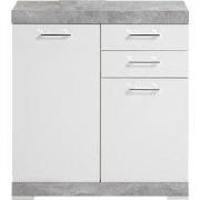 Dressoir met 2 deuren en 2 laden L80cm - Bristol