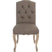 Taupe stoffen stoel - ARLÉSIENNE