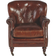 Chocolade leren barkruk - NEWCASTLE