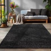 Tapijtenloods Basic Shaggy vloerkleed Antraciet Hoogpolig- 160x230 CM