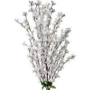 Clayre & Eef Kunstbloem 100 cm Wit Kunststof