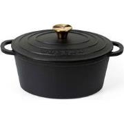 Buccan Cooking - Hamersley - Gietijzeren braadpan 27 x 21 cm - Ovaal -...
