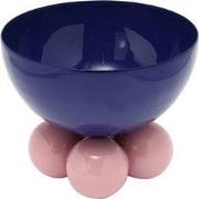 Present Time - Schaal Double Funky Medium - Cobalt blue & soft pink