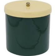 Present Time - Storage Jar Double Funky Retro - Retro green & soft yel...