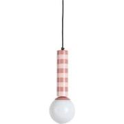 Hanglamp Rayado - Roze - 12x12x38cm