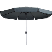 Madison stokparasol Flores luxe grey 300 cm.