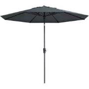 Madison Paros 2 luxe stokparasol - 300 cm. - Grey