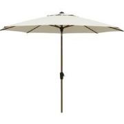 Madison Lissabon teak/champagne stokparasol Ø300 cm. - Olefin parasold...