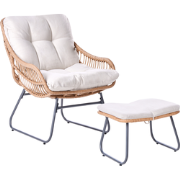 MESTRE - Tuinstoel  - Lichtbeige - PE rotan