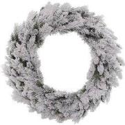 Kerstkrans Flocked Fraser Wreath dia. 75 cm kerstboom