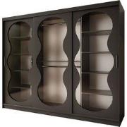 Meubella - Kledingkast Bunaro - Zwart - 250 cm