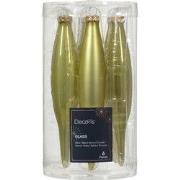 Ijspegel glas d3h15 cm pstch ass 6st kerst