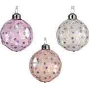 Kerstbal glas d8 cm a3 LV