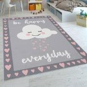 Kindervloerkleed - Aleris - Wolk - Roze - 120x160 cm