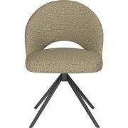 Eetkamerstoel Groen - Metaal Zwart - Mick