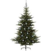 Grandis Fir groen vanaf 150 cm hoog kunstkerstboom opgemaakt met piek,...