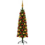 Pencil Candle dia. 50 cm groen vanaf 150 cm hoog kunstkerstboom opgema...