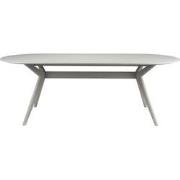 Eettafel Beige Fineer - 220x95x75cm - Zeme